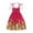 A, variant on ZHUASHUM princess dress up for girls Clothes Kids Baby Beach Straps Bohemian Floral Girls Dress Toddler Skirt newborn easter clothes A,Size:2-3 Years