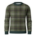 thumbnail image 6 of CharmCyan Men's Round Neck Long Sleeve Ribbed Knit Pullover Gray 4XL, 6 of 6