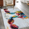 thumbnail image 2 of Colorful Cow 4x6 Area Rugs for Living Room, Rustic Animal Abstract Cattle Wood Grain Non Slip Floor Mat Washable Low-Profile Indoor Carpet for Bedroom, Dining Room, Bathroom, 2 of 9
