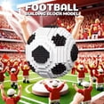 thumbnail image 3 of Juego de bloques de construcción LQPFBSM, microbalón de fútbol para adultos, 3 of 7