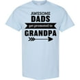 thumbnail image 3 of Inktastic Awesome Dads Get Promoted to Grandpa T-Shirt, 3 of 5