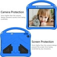 thumbnail image 4 of Allytechgroup Kids Case for iPad 9th/8th/7th Generation iPad 10.2 inch 2021/2020/2019 with Kickstand/Handle Stand/Pencil Holder [Screen Protector] Shockproof Cover for Boy Girl Children, Blue, 4 of 7