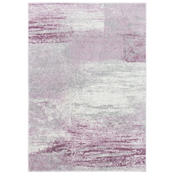 SAFAVIEH Adirondack Rudyard Abstract Ombre Area Rug, Grey/Purple, 5'1" x 7'6"