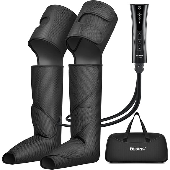 FIT KING Foot and Leg Massager for Circulation and Relaxation with Hand-held Controller 3 Modes 3 Intensities FT-012A