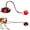 Black Red, variant on Interactive Dog Toys for Aggressive Chewers, Suction Cup Tug of War Ball, Teeth Cleaning & Durable Chew Toy for Medium Large Dogs