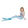 thumbnail image 6 of FUZHIQA Swimsuit With Tail 3 Piece Girls Swimsuit Bathing Suits Bikini Fish Tail Set for Girls,A,120, 6 of 6