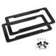 thumbnail image 1 of 10uds. Cubierta de placa de matrícula cubierta de etiqueta de licencia accesorios de coche de fibra de carbono negro, 1 of 6