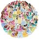 thumbnail image 1 of 50-Pack Princess Themed Waterproof Stickers for Water Bottle Cup Laptop Bicycle Skateboard Luggage Vinyl Graffiti Patch, 1 of 4