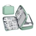 thumbnail image 1 of Bolsa organizadora Miloocul Miloocul Cable de piel de doble capa, 1 of 6