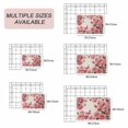 thumbnail image 6 of Pink Roses Outdoor Rug 3x5 Ft, Non Slip Washable Area Rug, Spring Floral Elegant Pastoral Butterfly Retro Patio Rugs Carpet Runner, Large Floor Mat for Indoor/Outdoor Deck Porch Camping, 6 of 8