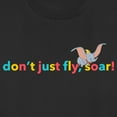 thumbnail image 2 of Women's Dumbo Don't Just Fly, Soar  Graphic Tee Black Large, 2 of 4