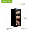 thumbnail image 2 of Cava de Vino Enfriadora 33 Botellas AVERA EV33 2 Zonas Temp Regulable Independiente, 2 of 9