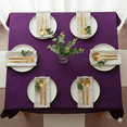 thumbnail image 3 of AK TRADING CO. 54" x 54" Polyester Square Tablecloth - Perfect for Any Occasion Like Parties, Wedding, Buffet Decoration, Indoor & Outdoor Use (Eggplant), 3 of 19