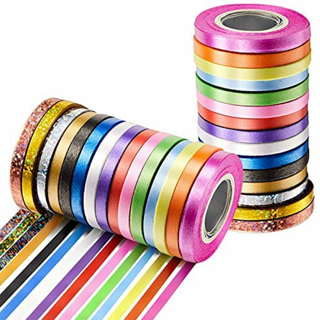 VONKY 49 Rouleaux Rubans de Curling pour Ballons Tenaces pour Célébrations Festives Grand Application Rubans de Ballons 1 Ensemble