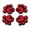 Red, variant on Auto Door Decoration Stickers Anti-Collision Puppy Footprint Stickers Rearview Anti-Scratch Stickers