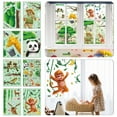 JoniHYY Wall stickers Spring Animal Thick Gel Stick Butterfly Window