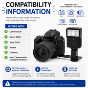 Digital Camera Flash for Sony, Nikon, Canon, Pentax, Olympus & More Cameras & Camcorders