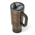 thumbnail image 2 of Cely x TAL 32oz Stainless Steel Skye Tumbler with Handle and Fip-up Straw, Cheetah, 2 of 7