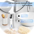 thumbnail image 3 of Dispensador de Jabon Espuma Automatico con Pantalla LED, Dispensador de Jabon Baño Pared con Sensor Infrarrojo y 5 Niveles de Espuma, USB-C, 320ml para Baño, Cocina o Regalos Elegantes, 3 of 6