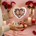 thumbnail image 2 of Cheapark Personalized Gold Rim Ceramic Jewelry Tray Custom Photo Ring Holder Valentines Day Birthday Anniversary Gift For Bride Wedding, 2 of 8