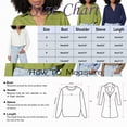 thumbnail image 2 of Towmus Women Satin Blouse Long Sleeves Cropped Button Down Shirts Lapel Loose Blouse Business Casual Work Tops, 2 of 6