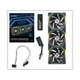 thumbnail image 4 of Lian Li 12RSL1W3B Wireless 120mm ARGB Case Fans Reverse Blade Triple Pack Black, 4 of 7