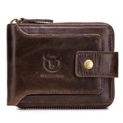 Leather Bifold Wallet for Men Travel Purse Pouch Gift