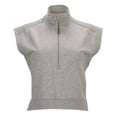 thumbnail image 3 of Boxercraft BW2407 Women's Sleeveless Terry Half-Zip-Oxford Heather-L, 3 of 4