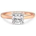 thumbnail image 3 of 1 Carat IGI Certified Cushion Shape Lab Grown Diamond Engagement Ring | 14K Rose Gold |Mystic Secret Halo Diamond Ring | FG-VS1-VS2 Quality Friendly Diamonds, 3 of 4
