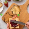 thumbnail image 4 of Egg Ring Molds for Cooking - 5Pcs Stainless Steel Ring Mold Egg Rings for Griddle Egg Rings - Heart, Flower, Star Egg Round Ring Set Mickey Mouse Kitchen Accessories Breakfast Kit Egg Molds, 4 of 5