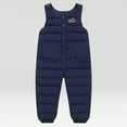 thumbnail image 2 of HCNTES Toddler Snow Bib Overalls Children's Waterproof Ski Pants Adjustable Design for Winter Outdoor Adventures(Navy,6-12 Months), 2 of 6