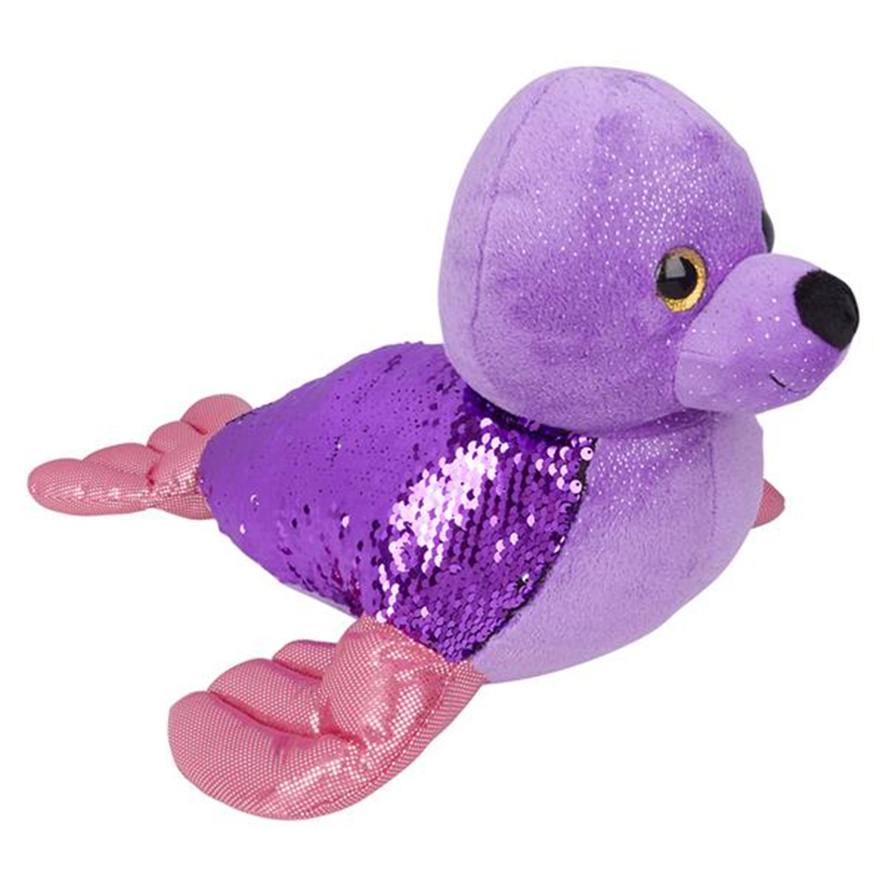 Flip Sequin Plush Seal Large, Forest & Twelfth Adorable 20 inch Stuffed