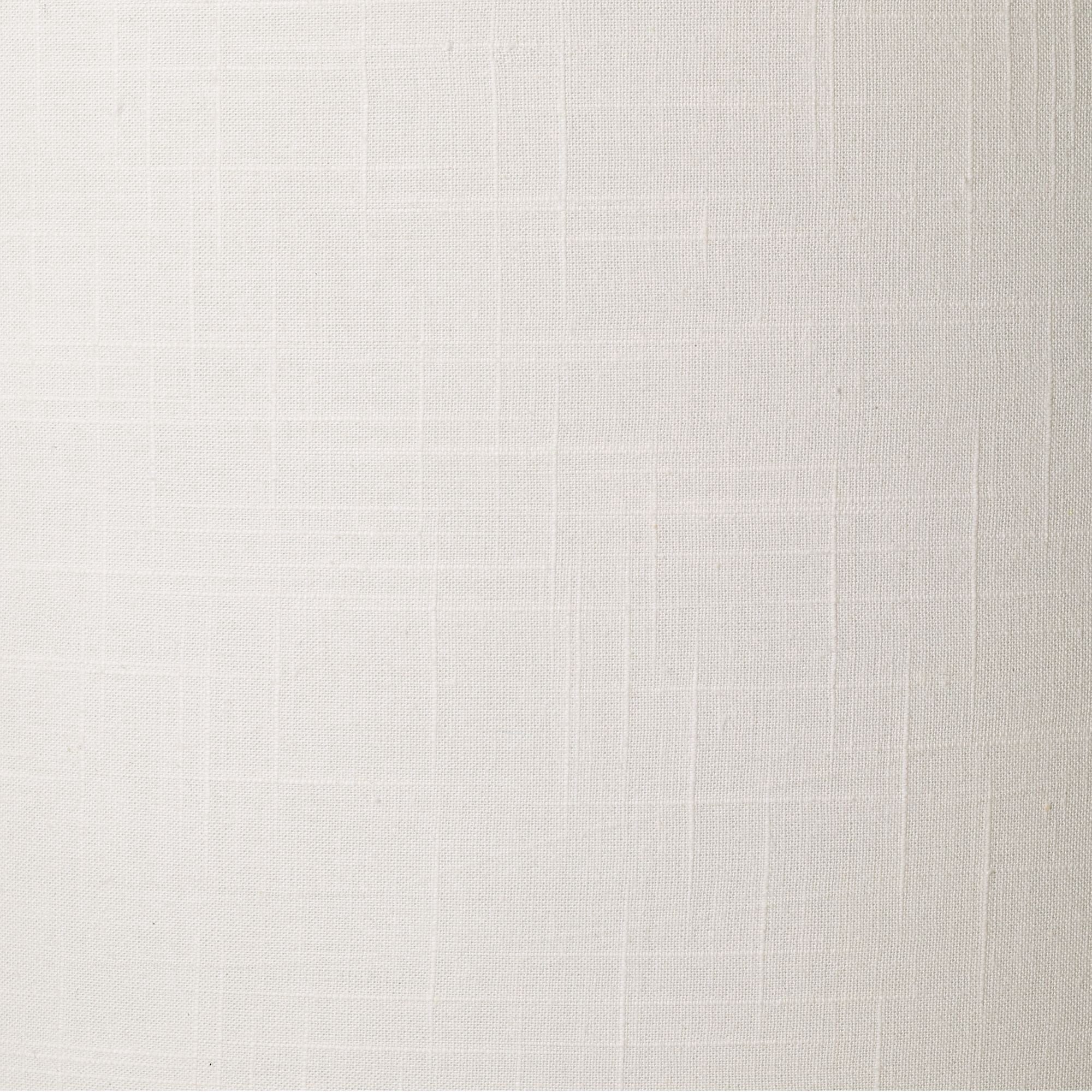 Springcrest Set of 2 Off-White Fabric Medium Drum Lamp Shades 15" Top x 16" Bottom x 11" High (Spider) Replacement with Harp and Finial