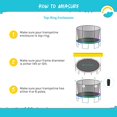 thumbnail image 3 of N1-1414400000 14 ft. Trampoline Frame Size Replacement Netting, 3 of 5
