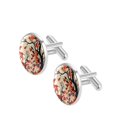 thumbnail image 2 of Tree Elegant Silver Jewelry Cufflink Set for Formal Attire Made of Stainless Steel, for Business Meetings and Special Occasions, 2 of 6