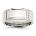 thumbnail image 5 of 925 Sterling Silver 8mm Polished Fancy Band Ring Size 8.5, 5 of 7