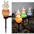 thumbnail image 2 of Las lámparas del jardín de la forma del conejo llevaron prenda impermeable de la lámpara de tierra de la iluminación del paisaje del césped, 2 of 5