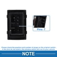 thumbnail image 4 of Interruptor de ventana eléctrica Unique Bargains para Hyundai Tucson, interruptor de control de ventana, ABS negro, lado del pasajero negro, 4 of 7