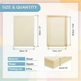 thumbnail image 2 of Uxcell 6Pcs Wood Canvas Boards, 8x12 Inch Wood Art Canvases Square Unfinished Wood Panel for Painting, Crafts, DIY Projects, Pouring Art, 2 of 6