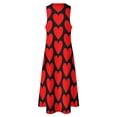 thumbnail image 4 of Hearts Long Dress party dress wom elegant luxury african dresses for woman Dress, 4 of 6