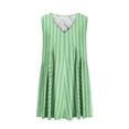 thumbnail image 5 of Vestido de Verano Casual, Vestido de Cuello en V sin Mangas Impreso Suelto Hecho de Poliéster Cómodo para el Uso Diario de Verano de Primavera, Vestido de Verano de Mujer, 5 of 5