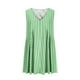 thumbnail image 5 of Vestido de Verano Casual, Vestido de Cuello en V sin Mangas Impreso Suelto Hecho de Poliéster Cómodo para el Uso Diario de Verano de Primavera, Vestido de Verano de Mujer, 5 of 5