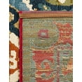 thumbnail image 3 of Unique Loom Outdoor Modern Collection Area Rug - Aura (5' 3" x 8' Rectangle Multi/Brown), 3 of 9