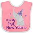 thumbnail image 3 of Inktastic It's My 1st New Year's Elephant Boys or Girls Baby Bib, 3 of 4
