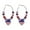 Watermelon Red, variant on Patriotic Earrings for Women - 4th of July American Flag Dangle Earrings, PU Leather Red White Blue USA Themed Jewelry, for Independence Day & Everyday Outfits