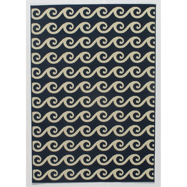 Momeni_BAJA COLLECTION_BAJ14_NAVYsize2 Pieds3"x4'6 Pouces