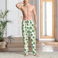 thumbnail image 2 of Sikiie Frogs And Tropical Leaves Pajama Pants Men, PJ Bottoms, Sleep & Lounge Pants-Large, 2 of 6