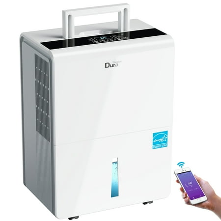 

DuraComfort Dehumidifier for Bathroom Bedroom with drain hose Up to 3500 Sq.Ft 35 Pint (Previous 50 Pint) Dehumidifiers with Smart WIFI white