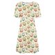 thumbnail image 3 of Vestido Corto para las Mujeres Cuello Redondo Manga Corta Impresa Suéter, Moda Casual Estilo Línea, 3 of 8