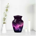 thumbnail image 6 of JAGASY Pink Small Urn for Ashes Adult Male - Purple Galaxy Urns for Human Ashes Keepsake - Nebula Clouds Decorative Urn for Mom - Memorial Mini Cremation Urns for Dad - (3 Inch), 6 of 7